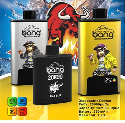 Bang Refillable Vape 20000 Puffs boleh guna
